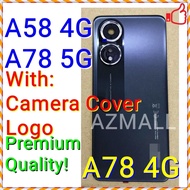 (2 Colors) NEW ORI Back Battery Camera Cover Housing for Oppo A78 5G / A58 4G / CPH2483 CPH2577 CPH2