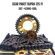 Gear Set Gear Paket Supra X 125 Fi Helm In Blade Fi Kgw