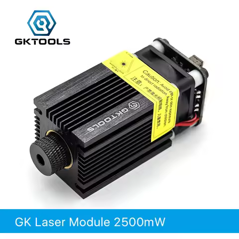 FB03 2500mW 445nm 12V Blue Laser Module 2.54-3P TTL/PWM Modulation For Laser Engraver Can Control La