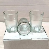 Line Cups / HS 9 Coffee Cups / Glass Cups / Transparent Cups (Contains 6 Pcs)