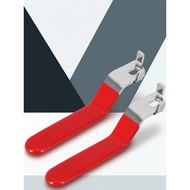 🏠 2Bhg Handle Katup Bola Besi PVC Merah Untuk Penggunaan Rumah Desain Panjang Genggaman Selesa