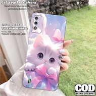 ITEL A26 Case - ITEL A26 Softcase - Fashion Case KUCING - ITEL A26 Casing - Pro Camera Softcase - Tp