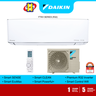 Daikin Air Conditioner (1.0HP-2.0HP) Premium Inverter FTKH Series R32 SMARTO Air-Cond FTKH28B / FTKH35B / FTKH50B