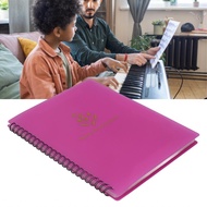 Music Score Folder Sheet Presentation Book Large Capacity PVC for File Home School Office (Blue)