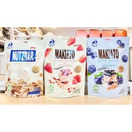 《TWINFISH》1) MAKIATO Strawberry Nougat Crisp / 2) MAKIATO Blueberry Nougat Crisp / 3) NUTZBAR Mix Nu