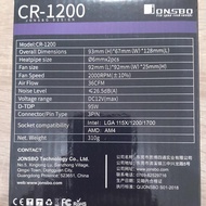 Cuci Gudang Jonsbo Cr1200 Rgb Cpu Cooler