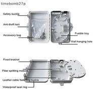 (time) 4 Core Fiber Optic Terminal Box FTTH Smart Home Fiber Cabling Plug and Play Access Point Easy