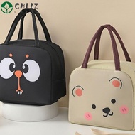 CHLIZ Insulated Lunch Box Bags, Thermal Bag Portable Cartoon Lunch Bag, Convenience  Cloth Lunch Box Accessories Thermal Tote Food Small Cooler Bag