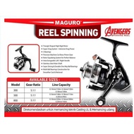 Maguro Avengers 300 500 800 Ultralight Spinning Reel