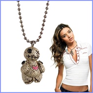 Voodoo Doll Bag Charm Portable Gothic Bag Pendant Gothic Neck Jewelry for Halloween Backpacks Wallet