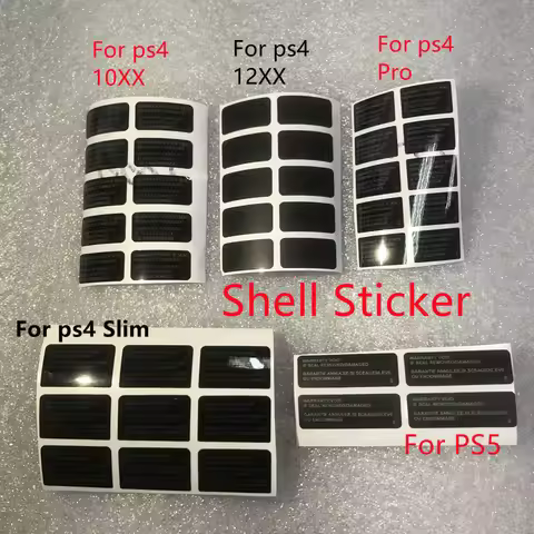 100pcs Replacement Warranty Repair Sticker for Ps4 Pro Slim 1000 1100 1200 2000 for Ps5 Housing Seal