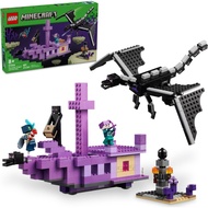 Lego Minecraft 21264 The Ender Dragon and End Ship new ready stock