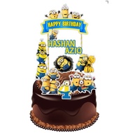 MINIONS cake topper for cake decoration DIY