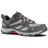รองเท้ากันน้ำผู้ชายสำหรับเดินป่าบนภูเขารุ่น MH100 (สีเทา) Mens Waterproof Mountain Hiking Shoes - MH
