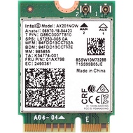 AX201NGW WiFi Card,WiFi 6E M.2 Laptop 2.4Gbps 802.11ax Wireless Intel AX201 Wireless Card 11AX WiFi 