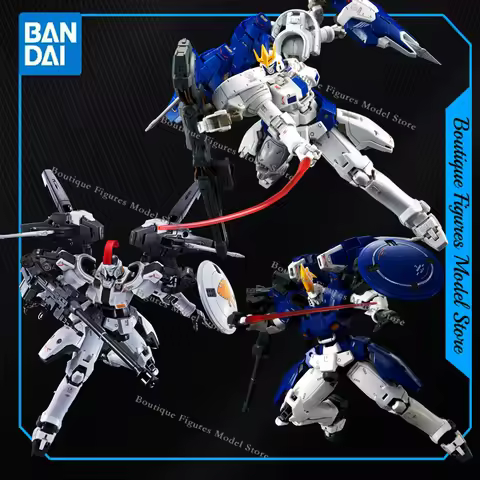 Bandai Original Gundam RG OZ-00MS TALLGEESE 2 3 TV ANIMATION COLOR Action Anime Figures Assembly Mod