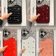 Shiny Diamond Leather Phone Case Compatible for Samsung Galaxy S25Ultra S24Ultra S23Ultra S24 S25 Ul