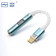 NICEHCK NK1 MAX Cáp Chuyển Đổi DAC Type-C Sang 3.5mm Mạ Bạc Với Chip Giải Mã CX31993 Và MAX97220 OP-