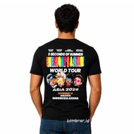 Kembrar ID - Music T-shirt 5 SECONDS OF SUMMER Tshirt 5SOS Concert Rock Metal T-shirt Distro Merch M