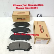 FRONT BRAKE PADS ISUZU MUX NEW 1,700cc YEAR 2021 AND ABOVE BRAKE PADS ISUZU MUX 1.9