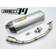 Exhaust Project79 Honda Vario160 Ekzos Full System Stainless Steel Tabung Muffler Vario 160 Accessor