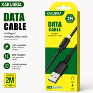 KAKUSIGA Lightning Cable 2M Fast Charging 2.8A Data Sync Charger Cord for iPhone iPad