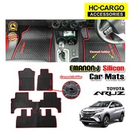 Emanon-J Silicon Carmat Evolution Car Floor Mat Carpet CAR MAT Perodua Aruz