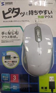 「sanwa supply」有線電腦滑鼠"sanwa supply" wired computer mouse