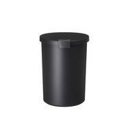 日本岩谷Iwatani 圓形可分類密封防臭垃圾桶-12.4L-黑