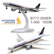 Diecast Singapore Airlines Boeing B777-300ER 19 cm 1:400