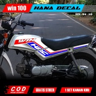 HONDA VARIATION STRIPING STICKERS WIN 100HONDA CODE 13