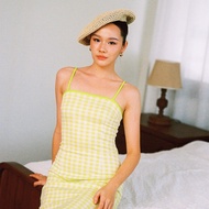 Mimi Midi Dress - The Summer Project / ชุดเดรส สายเดี่ยว ลายตาราง
