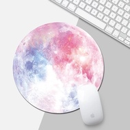 Comfortable Cute Round Mouse PadRound Desk Gamer Gaming Mat Planet Series Mat Desktop Non-slip Rubber Pad PC Mouse Pad