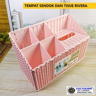 RIVERA large size spoon, fork, chopsticks holder