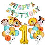Mini Balloon + Animal Banner Package 27pcs