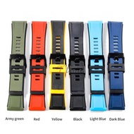 Watch Bands for Casio Ga2000 PRG-600 PRW-6600 PRG-650 Men Sweat-Proof Watch Strap Resin 24mm Silicone Replace Bracelet Accessories