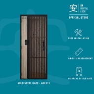 Mild Steel HDB Metal Gate (ADL511) | AN Digital Lock