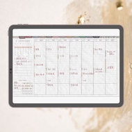 2023 電子手帳| 滿足版| 直式週計畫| 明亮白