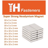 (10 pcs) Neodymium Magnet N35, NdFeB Super Strong Rectangle Neodymium Magnet