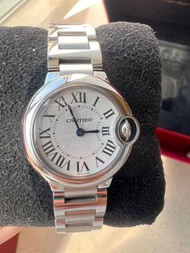 Cartier blue balloon 28mm lady watch. 卡地亞藍氣球28mm石英錶