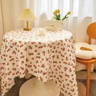 Pastoral Style Tablecloth Ins Style Fresh Student Book Tablecloth Decorative Table Cloth Coffee Tabl