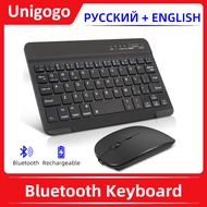 【Worth-Buy】 Mini Bluetooth Keyboard And Mouse Wireless Keyboard /english For Phone Rechargeable For Ios