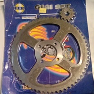 GEAR Front Rear GEAR Set Astrea Grand Supra X Win 100 Win100 Prima Astrea 428 60T 55T 50T 45T 40T 38