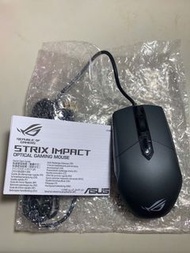 ASUS P303 ROG STRIX IMPACT 有線滑鼠  全新/黑