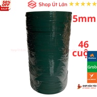 Băng keo 2 mặt xốp xanh rộng 5mm dài 6 mét 1 cây 46 cuộn độ dầy 1mm lõi giấy 3mm