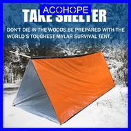 TENDA Afope Emergency Tent Shelter Camping Thermal Tube Tent 150x240cm - RM15