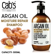 Cabs Professional Morocco Moroccan Argan Oil Moisture Repair Hair Shampoo (500ml) Sulfate Free Good 