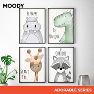 MOODY ADORABLE Framed Poster [S1] | Adorable Series Poster Frame | Wall Art Wall Decor | A4 A3 A2 A1