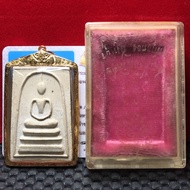 BE 2517 Lp Pae Phra Somdej Roy Pi Lang Puttachan Toh With Original Temple Box Nur Phong Kesorn ,Thai Amulet