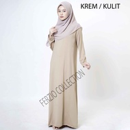 Inner manset gamis polos Lengan panjang standar dan jumbo Dalmis spandek jersey premium quality